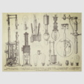 Edison Bulb Decoupage Seidenpapier (Vorderseite)