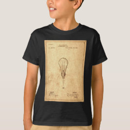 Edison Bulb Patent T-Shirt