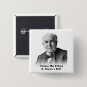 Edison-Button Button (Vorne & Hinten)