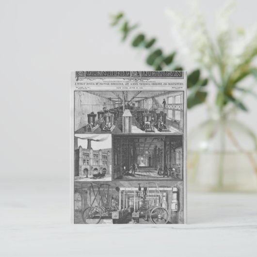 Edison Electric Illuminating Co. Postkarte (Stehend Vorderseite)