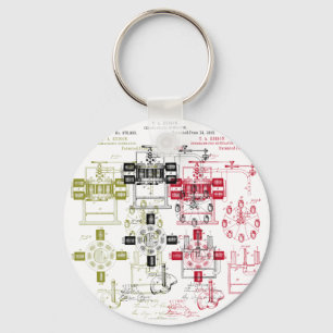 Edison Generator Schlüsselanhänger