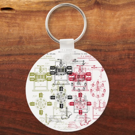 Edison Generator Schlüsselanhänger (Vorderseite)