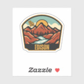 Edison, Georgia Aufkleber (Blatt)