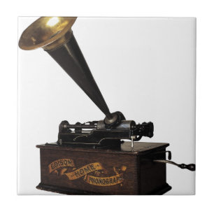 Edison-Heimphonograph Fliese