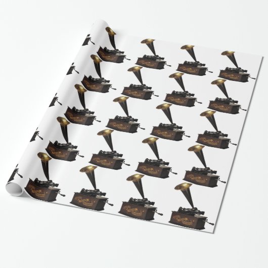 Edison-Heimphonograph Geschenkpapier (Ungerollt)