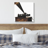 Edison-Heimphonograph Leinwanddruck (Insitu (Schlafzimmer))