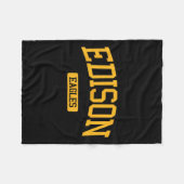 Edison High School Hs Edison Nj Varsity Srts Fleecedecke (Vorderseite (Horizontal))