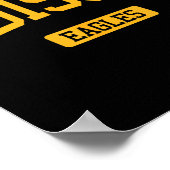 Edison High School Hs Edison Nj Varsity Srts  Poster (Ecke)