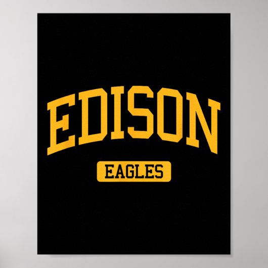 Edison High School Hs Edison Nj Varsity Srts  Poster (Vorne)