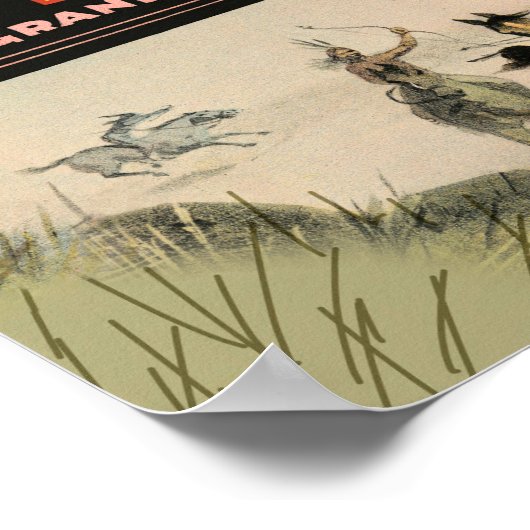 Edison Lights Buffalo Bill Show 1895 Poster (Ecke)