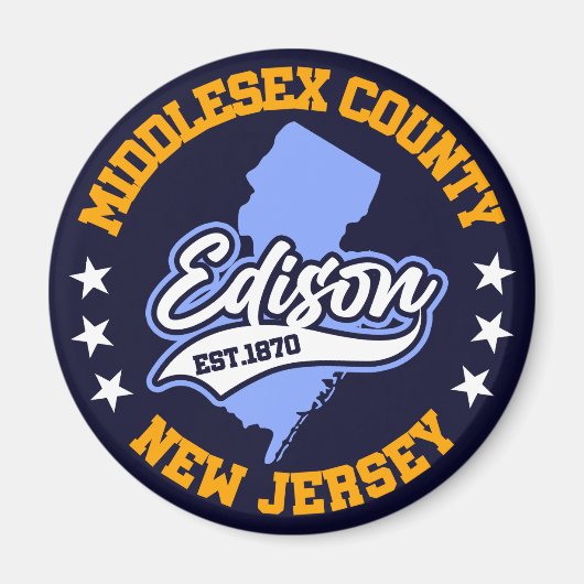 Edison, New Jersey Magnet (Vorne)
