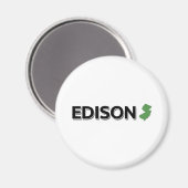 Edison, New Jersey Magnet (Vorderseite/Rückseite)