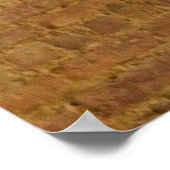 Edison Style Lightbulb Poster (Ecke)