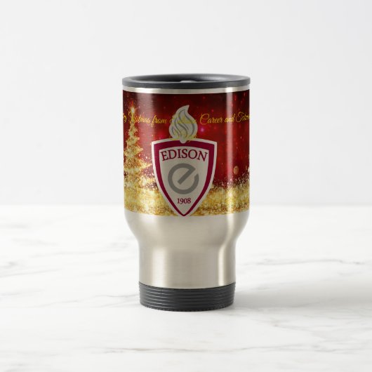 Edison Tech - Weihnachtsfeier Tasse* Reisebecher (Mittel)