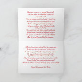 Edison-Weihnachtskarte Feiertagskarte (Innenseite)