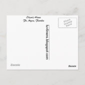 Edison Zuhause, Fort Myers, Florida Postkarte (Rückseite)