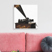 Edison Zuhause Phonograph Leinwanddruck (Insitu (Wohnzimmer))