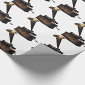 Edison-Zuhause-Plattenspieler Geschenkpapier (Ecke)