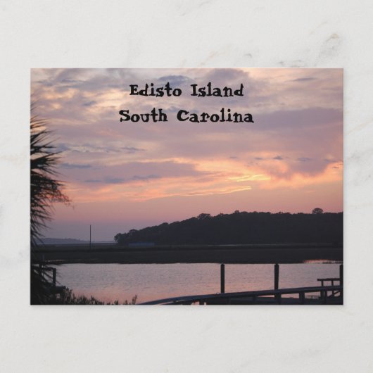 Edisto Island Postkarte (Vorderseite)