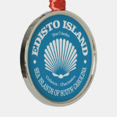 Edisto Island (Seashell) Ornament Aus Metall (Rechts)