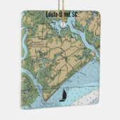 Edisto Island South Carolina Keramikornament (Rechts)