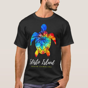 Edisto Island South olina Sea Turtle Gefärbte Kraw T-Shirt