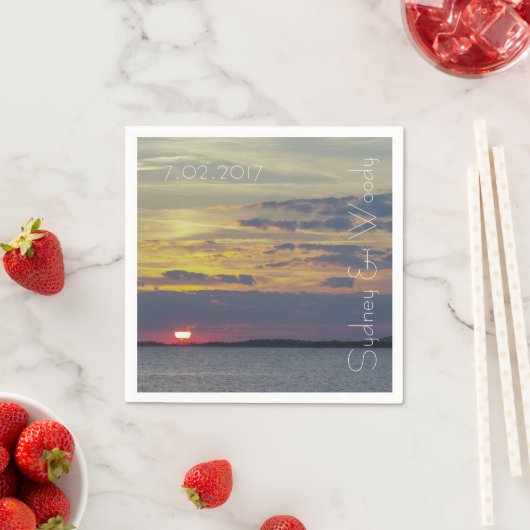 Edisto Island Sunset Serviette (Beispiel)