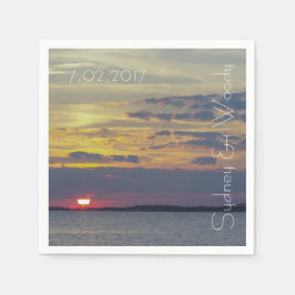 Edisto Island Sunset Serviette