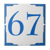 Edit Change House Number, Blue Fliese (Vorderseite)