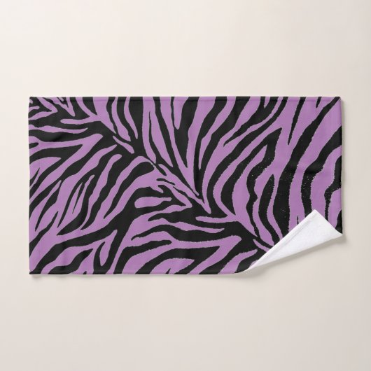 EDIT Hintergrundfarbe Zebra Badhandtuch Set (Handtuch)