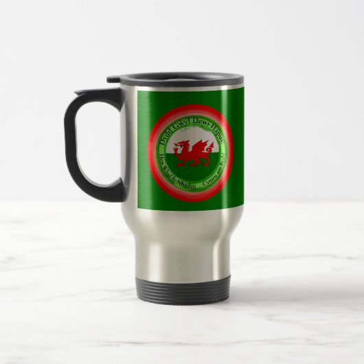 Edit Matching Welsh Dragon St David's Day Reisebecher (Links)
