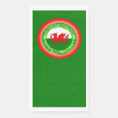 Edit Matching Welsh Dragon St David's Day Serviette (Vorderseite)