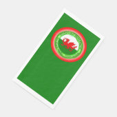 Edit Matching Welsh Dragon St David's Day Serviette (Ecke)