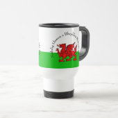 Edit Text Welsh Flag Red Dragon Weihnachten Reisebecher (VorderseiteRechts)