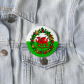 Edit Text Year Welsh Flag Red Dragon Weihnachten Button (Beispiel)
