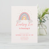 Editable 1st 2nd 3rd 9th 10th 20th 30th Birthday Einladung (Stehend Vorderseite)