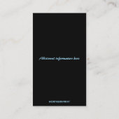 Editable Accountant Calculator Visitenkarte (Rückseite)