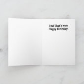 Editable Age Owl Lover Birthday Karte (Innenseite)