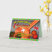 Editable - Ah Comin' fue de Christmas Karte (Gelbe Blume)