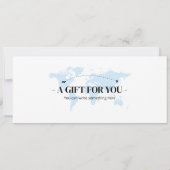 Editable Alaska Boarding Pass Flugzeug Ticket Einladung (Rückseite)