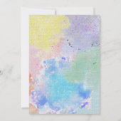 Editable Aloha Kids's Birthday Einladung (Rückseite)