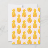 Editable Aloha Tropical Brautparty Einladung (Rückseite)