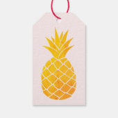 Editable Aloha Tropical Brautparty Geschenkanhänger (Rückseite)