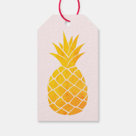 Editable Aloha Tropical Brautparty Geschenkanhänger