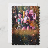 Editable Anime Birthday Invitation Einladung (Rückseite)