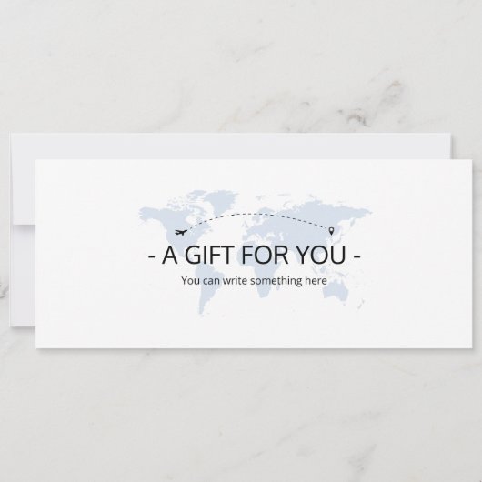 Editable Antarktis Flugzeug Ticket Antarktis Ausfl Einladung (Rückseite)