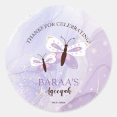 Editable Aqiqah for Baby girl Sticker (Vorderseite)