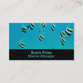 Editable Aquarium Visitenkarte (Vorderseite)