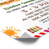 Editable Art fair Flyer Poster (Ecke)