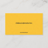 Editable Art Gallery Händleranzeiger Eigentümer Visitenkarte (Rückseite)